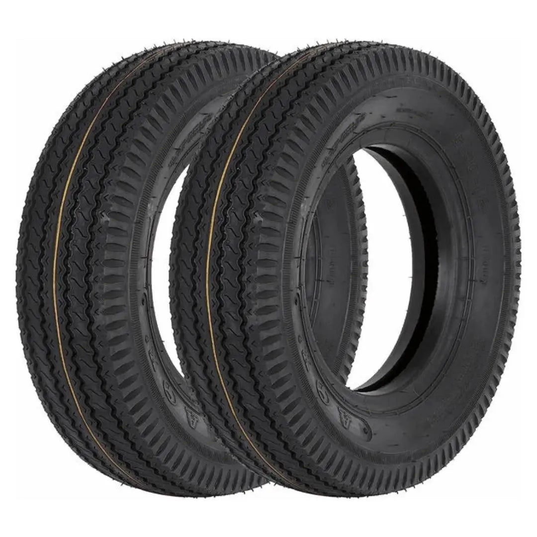 thumbnail image 2 of 2 Pack 5.30-12 Trailer Tires With 12" Rims – 5 Lug 4.5" PCD, Load Range C, 1050 Lbs Capacity 2 of 4