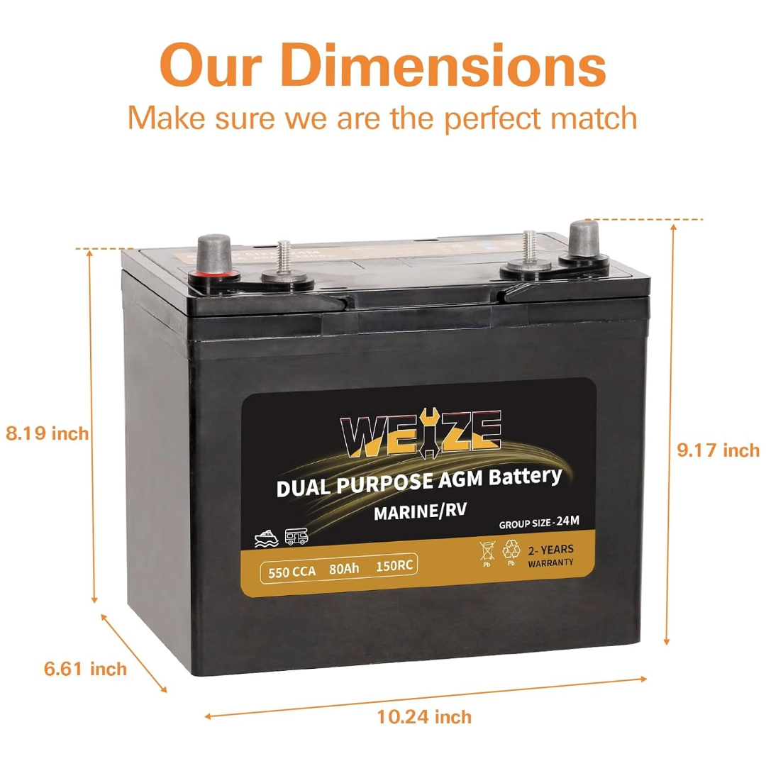 Batterie LUCAS AGM DUAL PURPOSE 150 Ah