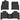 WEIZE Floor Mats Fit for Toyota Tundra (Only for CrewMax Cab) 2022-2024 TPE All Weather Custom Fit Floor Liner, 1st and 2nd Row Full Set Car Mats WEIZE