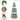 6.5'/7.5' Prelit Snow Flocked Slim Christmas Tree, PE & PVC Tips, Artificial Tree w/ 11 Colors LED Lights, Pine Cones & Berries, Hinged Branches and Metal Stand HYKOLITY