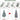6.5'/7.5' Prelit Snow Flocked Slim Christmas Tree, PE & PVC Tips, Artificial Tree w/ 11 Colors LED Lights, Pine Cones & Berries, Hinged Branches and Metal Stand HYKOLITY