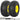 WEIZE 15x6.00-6 4Ply Lawn Mower Front Tire 15x6-6 Tractor Garden Tires Fits For John Deere 100 And 300 Series 3" Offset Hub 3/4" Or 5/8" Or 1/2" Bushings 400lbs Capacity Set Of 2