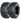 WEIZE 25x10-12 All Terrain ATV UTV Tires, 25 * 10-12 Rear Tire, Set of 2 Tires, 6PR, Suitable For Mud, Gravel, Sand, Rocky