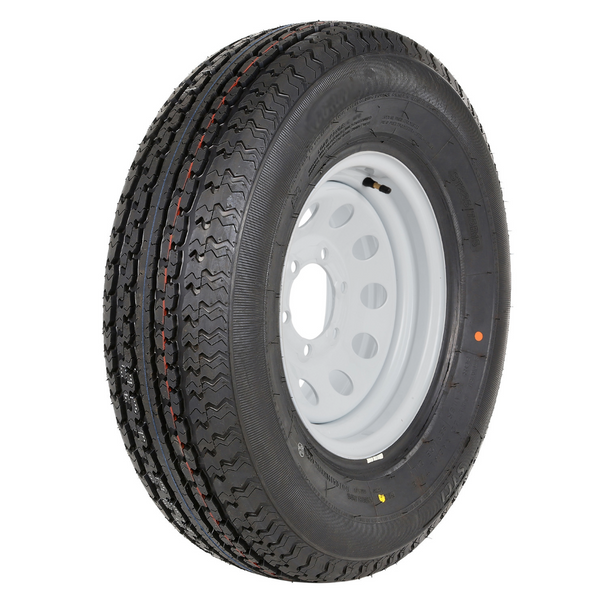ST225/75R15 Radial Trailer Tire, 225 75R15 Tire with Rim, 10-Ply Load Range E (1-Pack) WEIZE