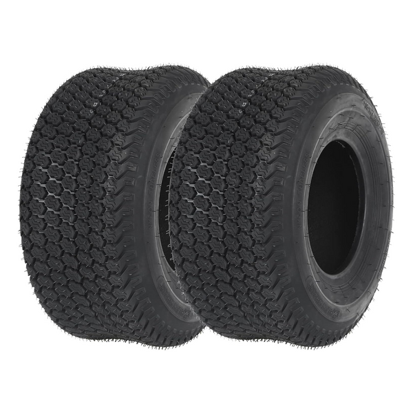 18x7.50-8 Lawn Mower Tire, 18x7.5-8 Tractor Turf Saver Tire, 4 ply Tubeless, 775lbs Capacity, Set of 2 WEIZE