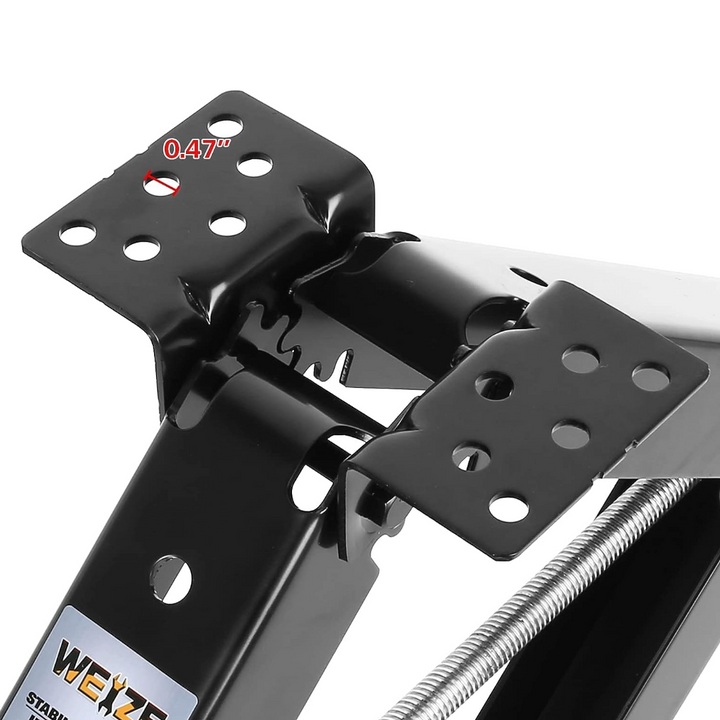Camper RV Trailer Stabilizer Leveling Scissor Jacks with Handle -24"- 9000lbs - Set of 2 WEIZE