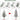 4.5' Prelit Snow Flocked Potted Christmas Tree, Artificial Christmas Tree with 150 Multicolor LED Lights, 621 PE & PVC Branch Tips, Sturdy Potted Stand, 10 Color Modes HYKOLITY