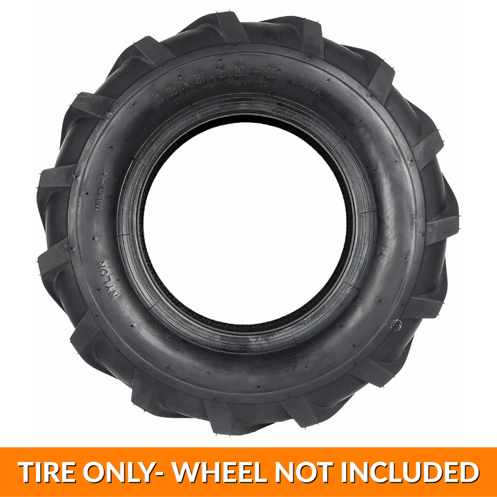 2 PCS 16x6.50-8 Super Lug Tractor Trencher Tire, 16x6.50-8 Farm AG Tire for Lawn & Garden Tire, 4PR, Tubeless WEIZE