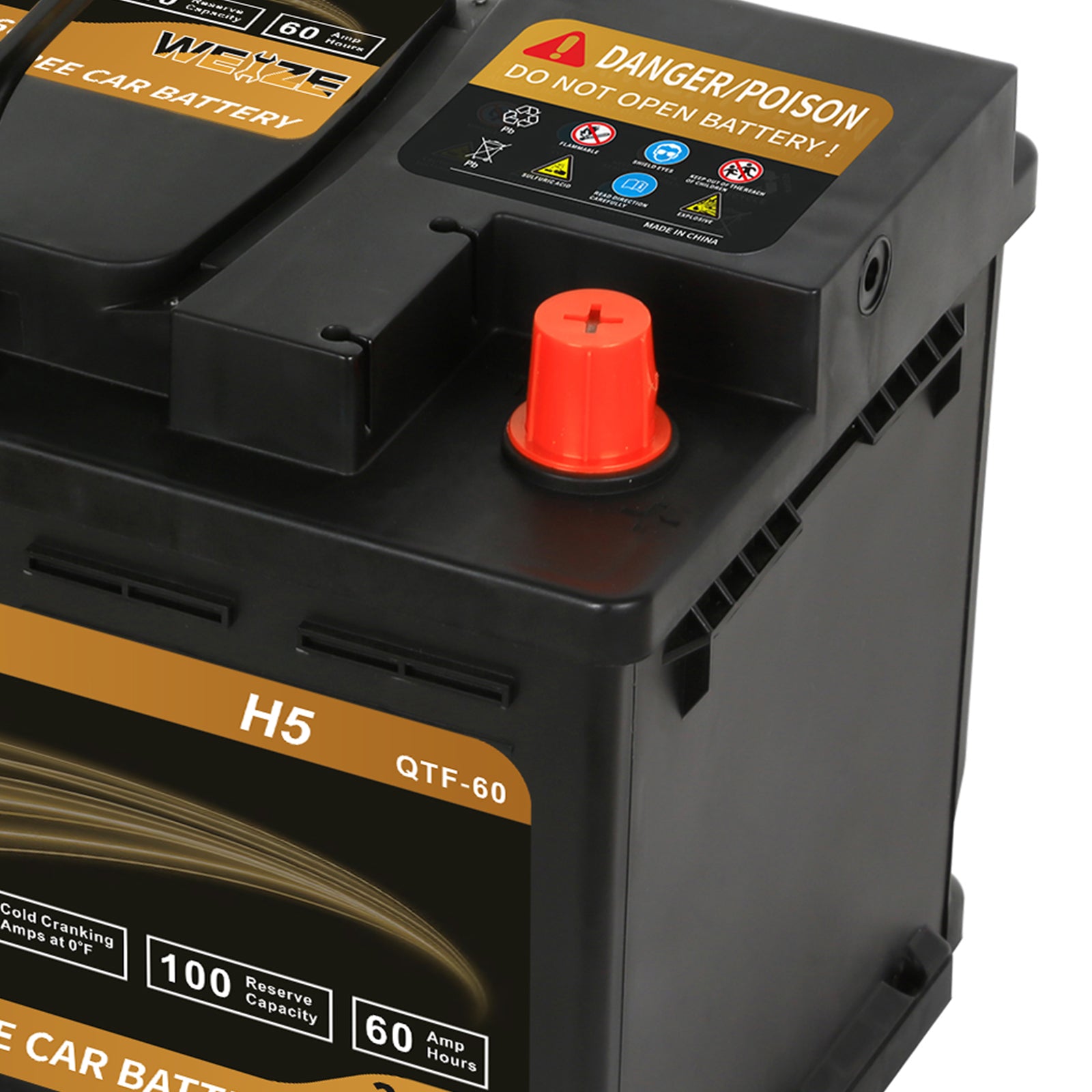 47 Battery Car Battery - WEIZE Platinum AGM Battery BCI Group 47