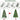 6.5'/7.5'/9' Prelit Artificial Christmas Tree with Color Changing LED Lights, Metal Stand and Hinged Branches, 10 Color Modes HYKOLITY