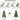 6.5'/7.5'/9' Prelit Artificial Christmas Tree with Warm White Lights, Metal Stand and Hinged Branches HYKOLITY