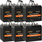 WEIZE 8V 182AH BCI Group GC8 AGM Golf Cart Battery