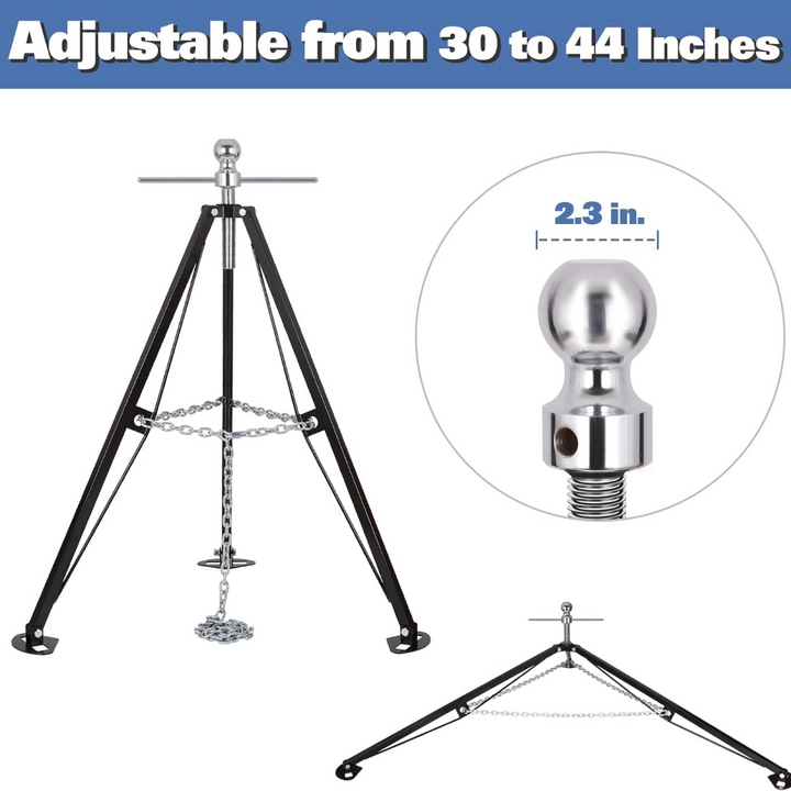 Durable Gooseneck Tripod Stabilizer for Trailer or 5th Wheel