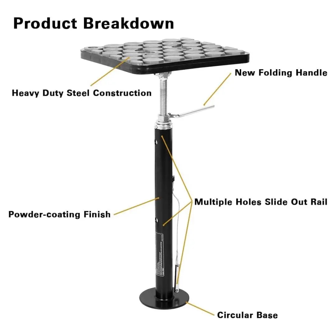 RV Patio Support, Support to Toy Hauler Patios WEIZE®