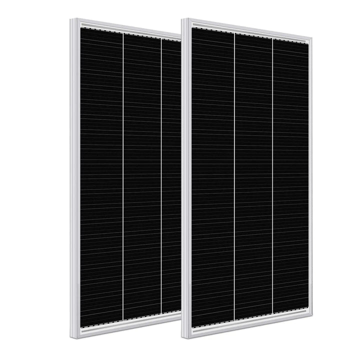 12V 200W ( 2Pcs of 12V 100W ) High-Efficiency Monocrystalline Solar Panel WEIZE